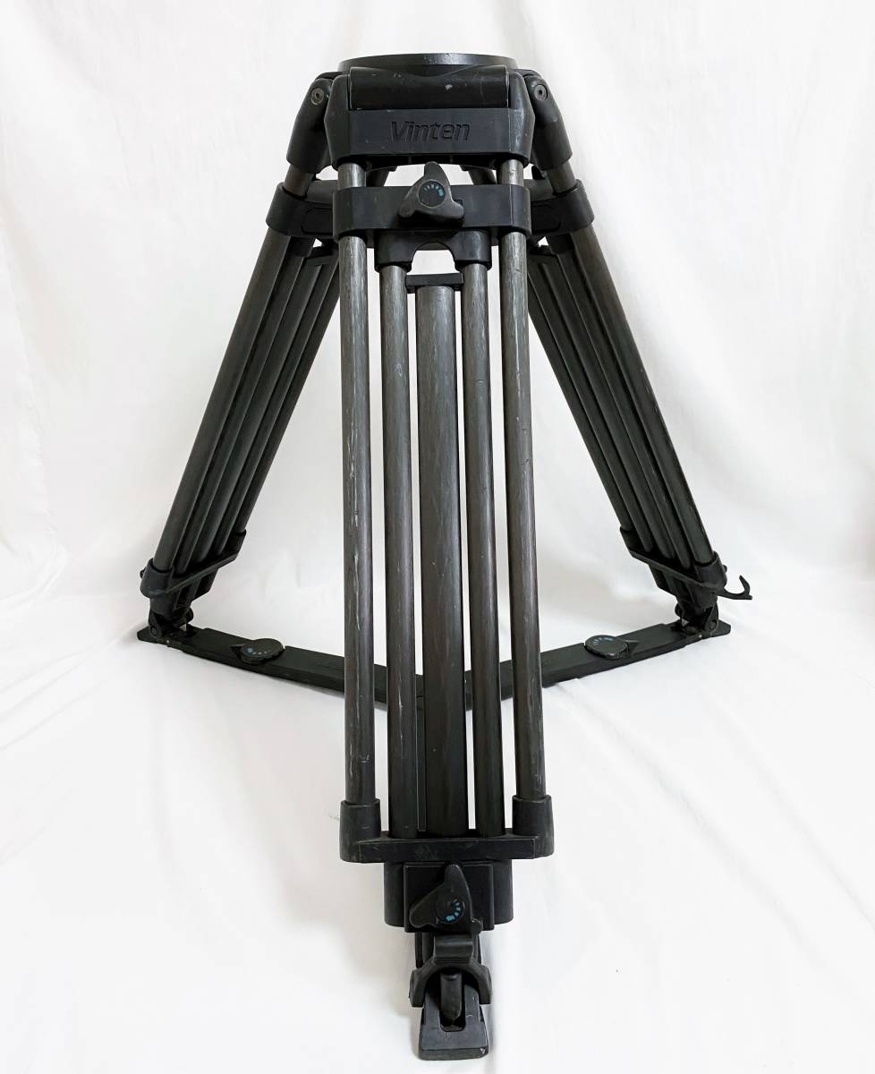 Vinten 150mm カーボン三脚 3段 グランドスプレッダー付き