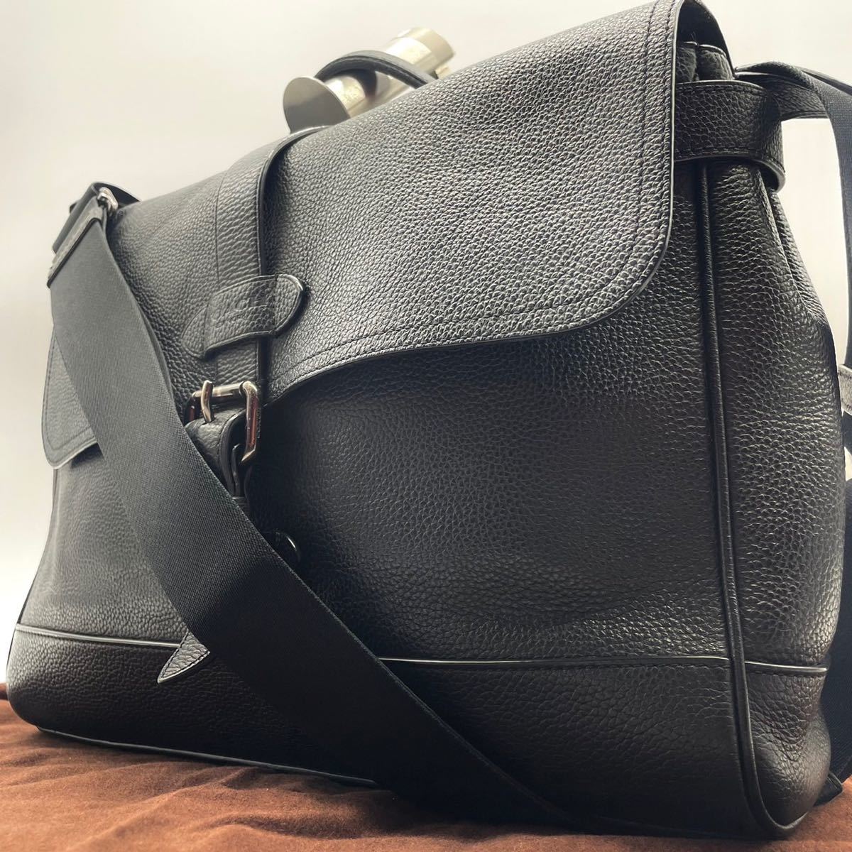 1円《新品同然・大容量》COACH コーチ ハドソン 2WAY ビジネスバッグ