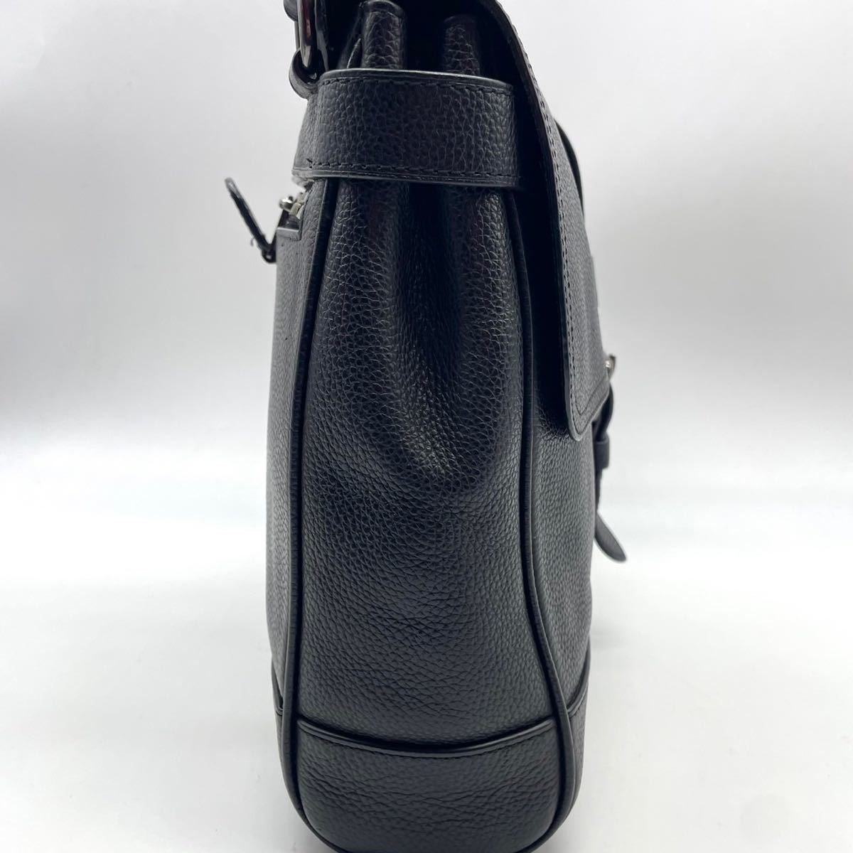 1円《新品同然・大容量》COACH コーチ ハドソン 2WAY ビジネスバッグ