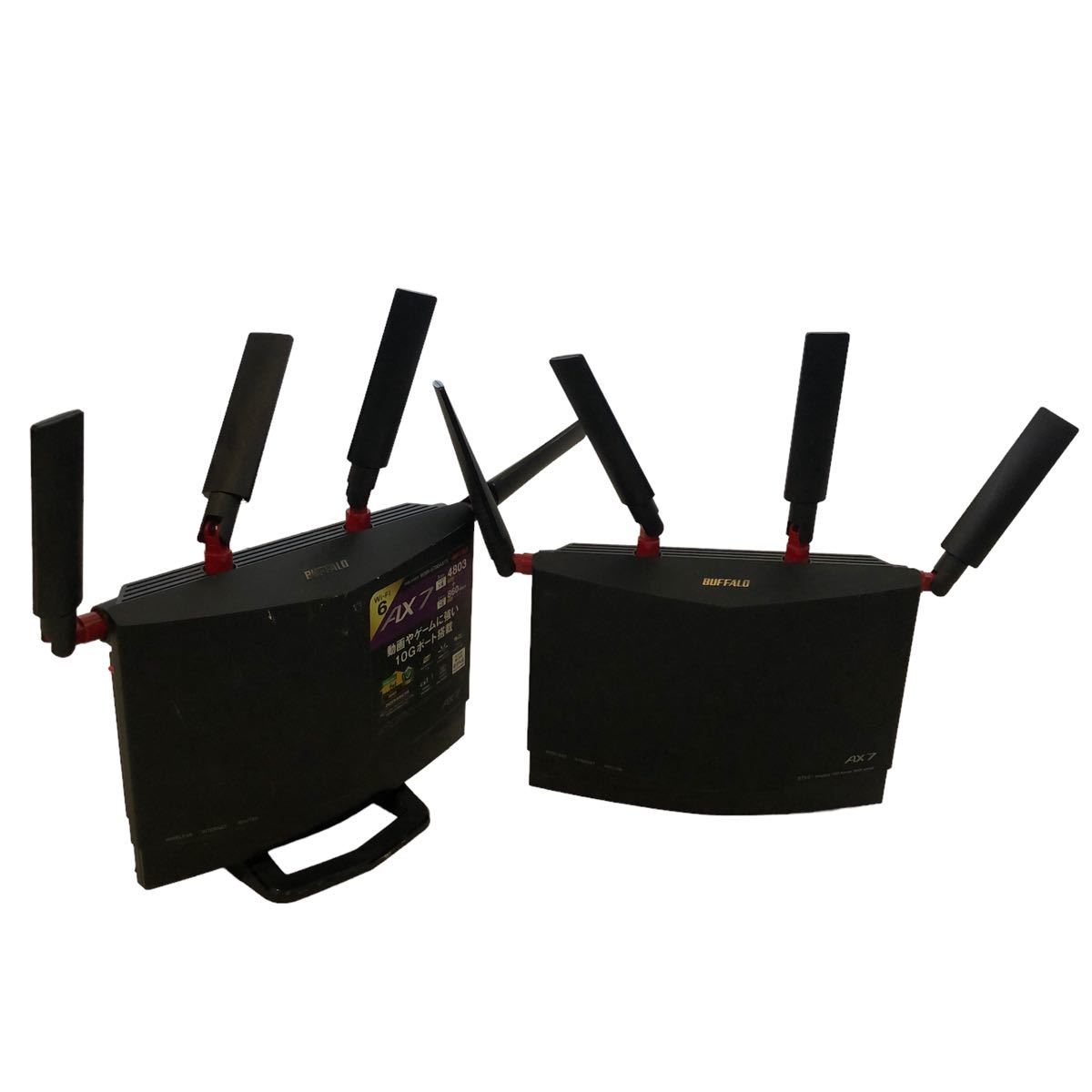 BUFFALO バッファロー Wi-Fiルーター 2台まとめて メッシュ Wi-Fi6