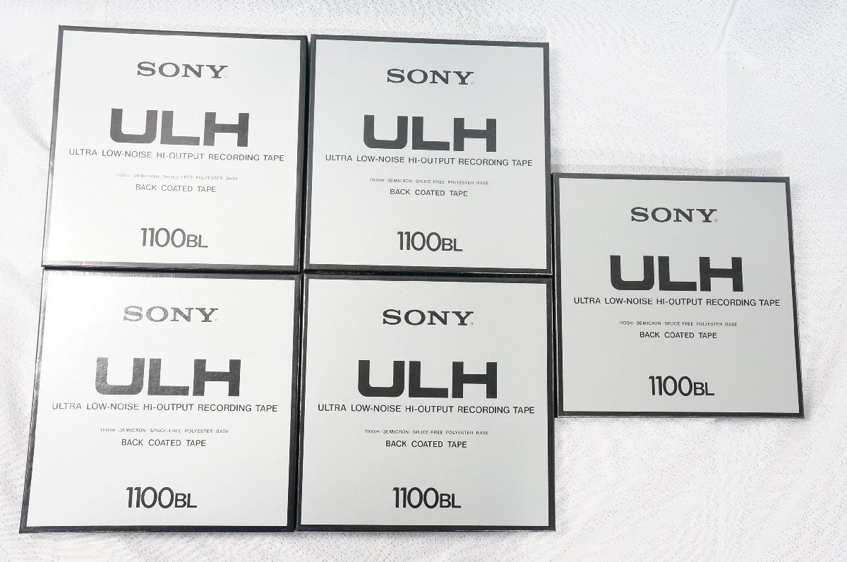 03◇【5点セット】(1)SONY/ソニー オープンリールテープ ULH-11-1100 