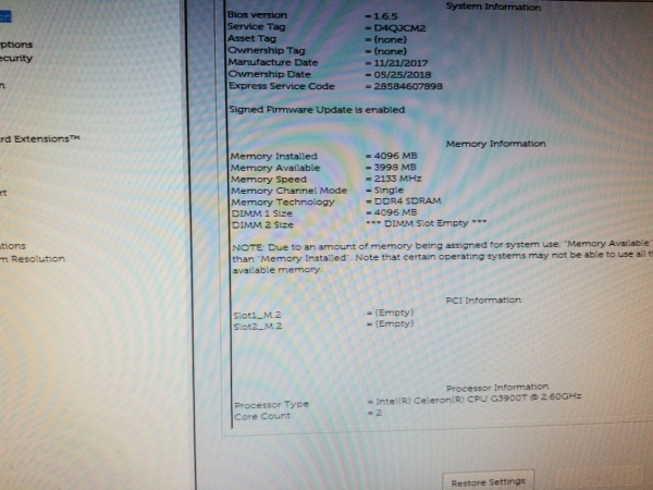 DELL OptiPlex3050　？　格安ジャンク扱い_4