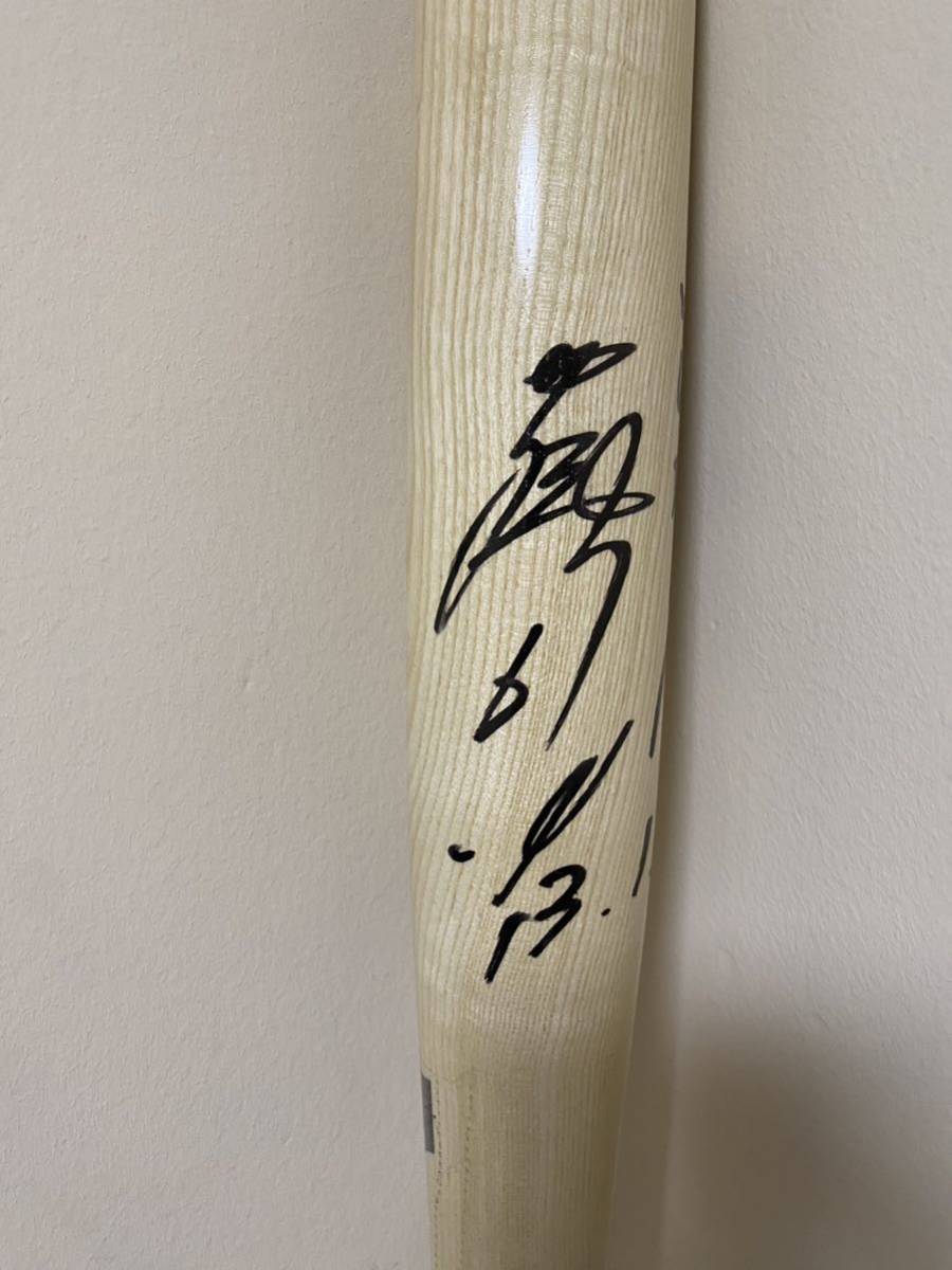 落合博満　支給品バット　直筆サイン入り　巨人時代　中日　日本ハム 落合博満 三冠王 直筆サイン バット 巨人ジャイアンツ 中日ドラゴンズ