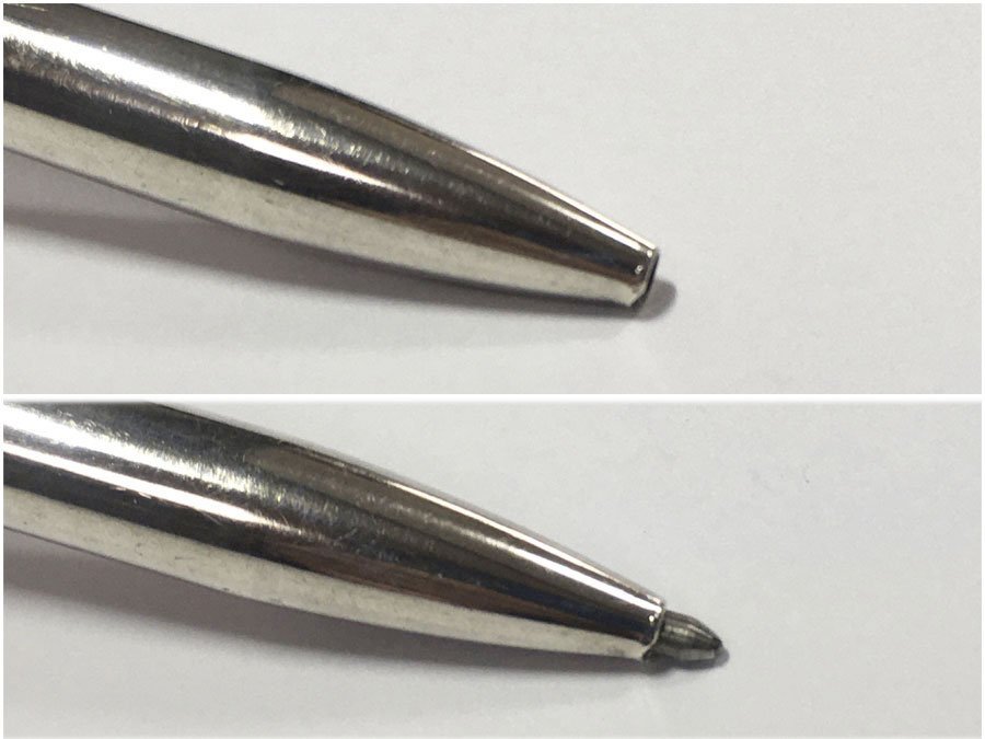 ティファニー STERLING SILVER ブラック ボールペン TIFFANY&Co.ティファニー Tクリップ ボールペン インク黒 刻印