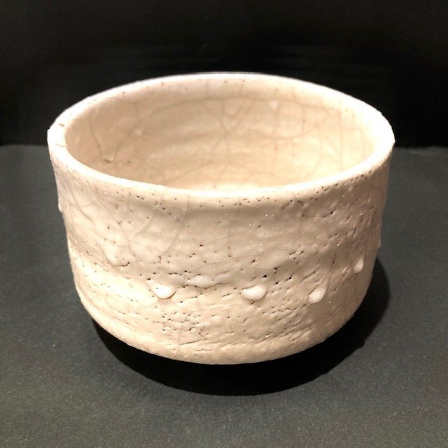骨董】志野焼 茶碗 茶器 抹茶 茶道具 茶道 陶器 焼物 古美術