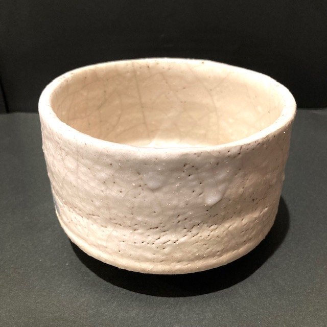 骨董】志野焼 茶碗 茶器 抹茶 茶道具 茶道 陶器 焼物 古美術