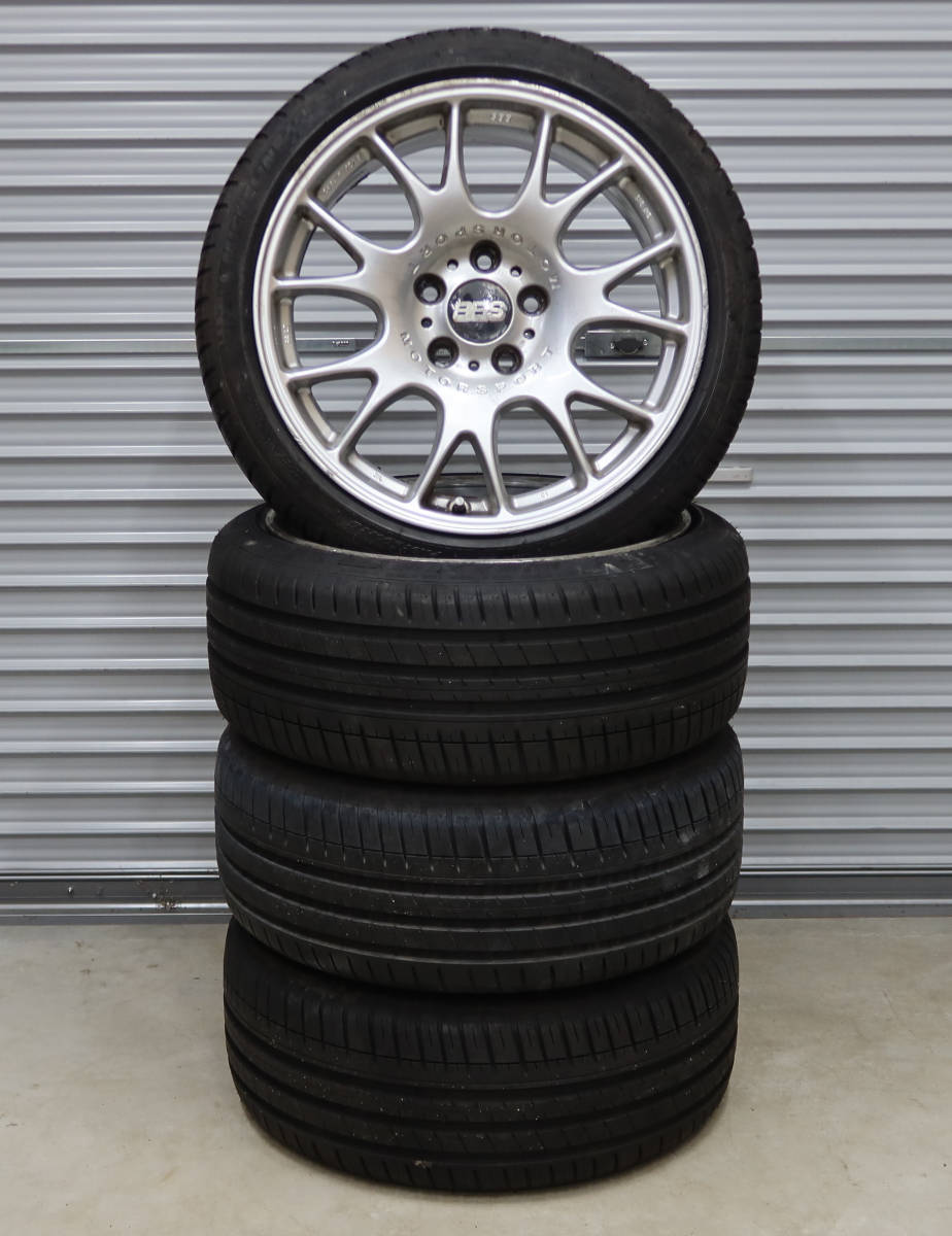 格安スタート BBS 225/40ZR18 バリ山 ドイツ製 Germany 2本 ドリケツ 