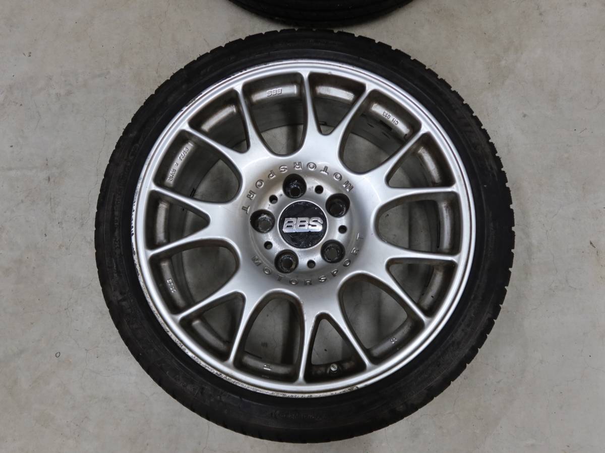 Z】 アルミホイール タイヤ付き 4本 BBS GERMANY CH-R MOTORSPORT刻印