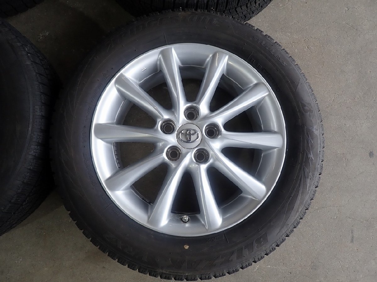 QR3822【送料無料215/60R17】トヨタ純正 エスティマ CH-R 中古