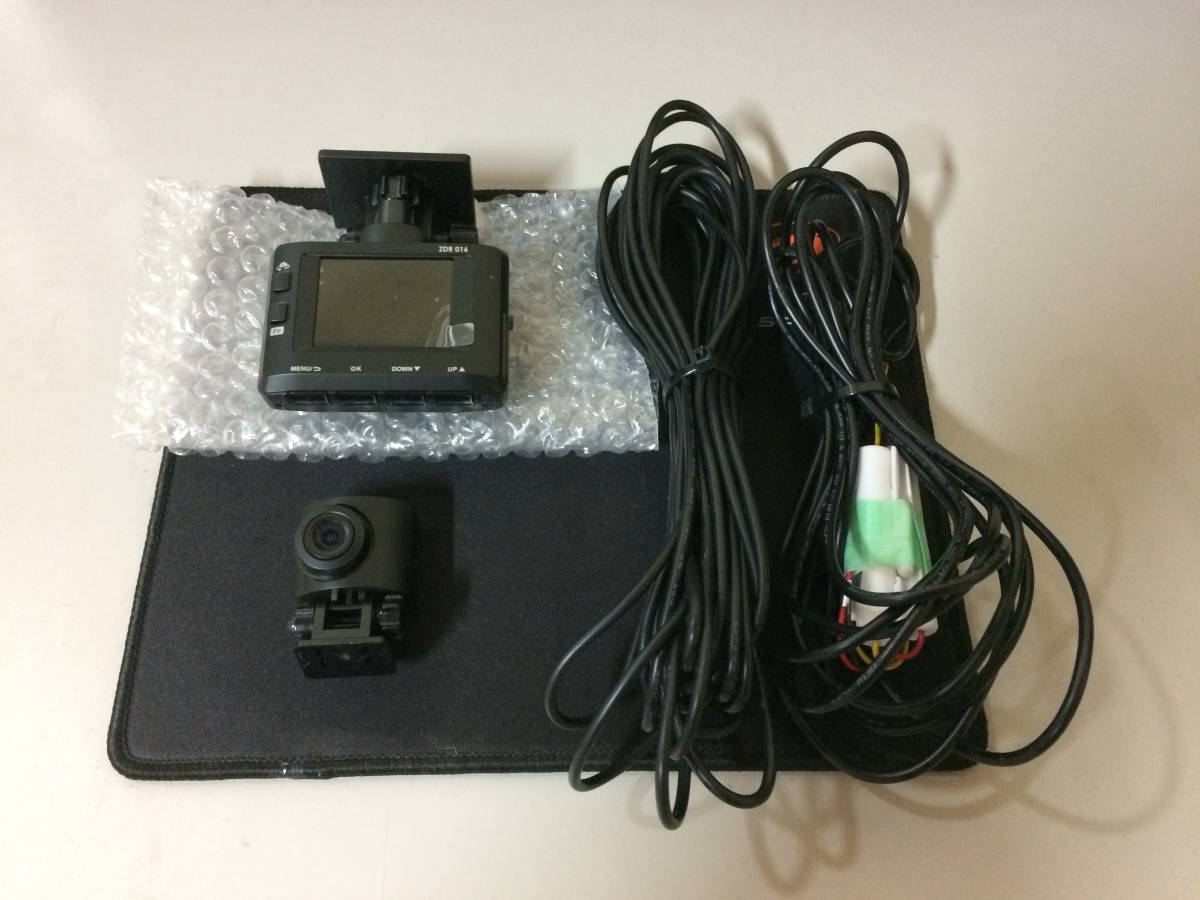 ZDR016 コムテック ドライブレコーダー 前後2カメラ FULL HD 200万画素