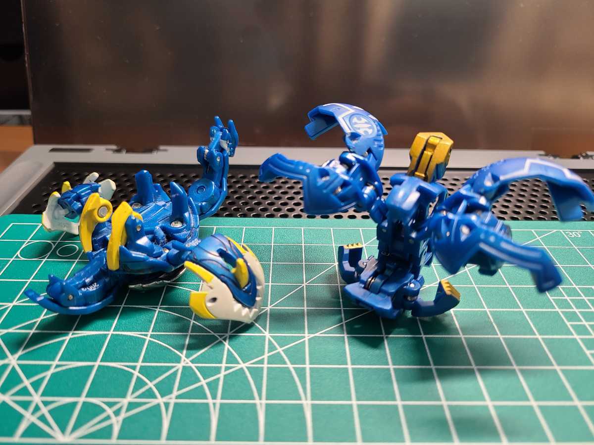 爆丸 7機セット＋カード ジャンク品 爆テク爆丸(おもちゃ、ゲーム