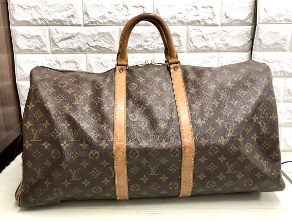 LOUIS VUITTON ルイヴィトン モノグラム キーポル55 M41424 旧型