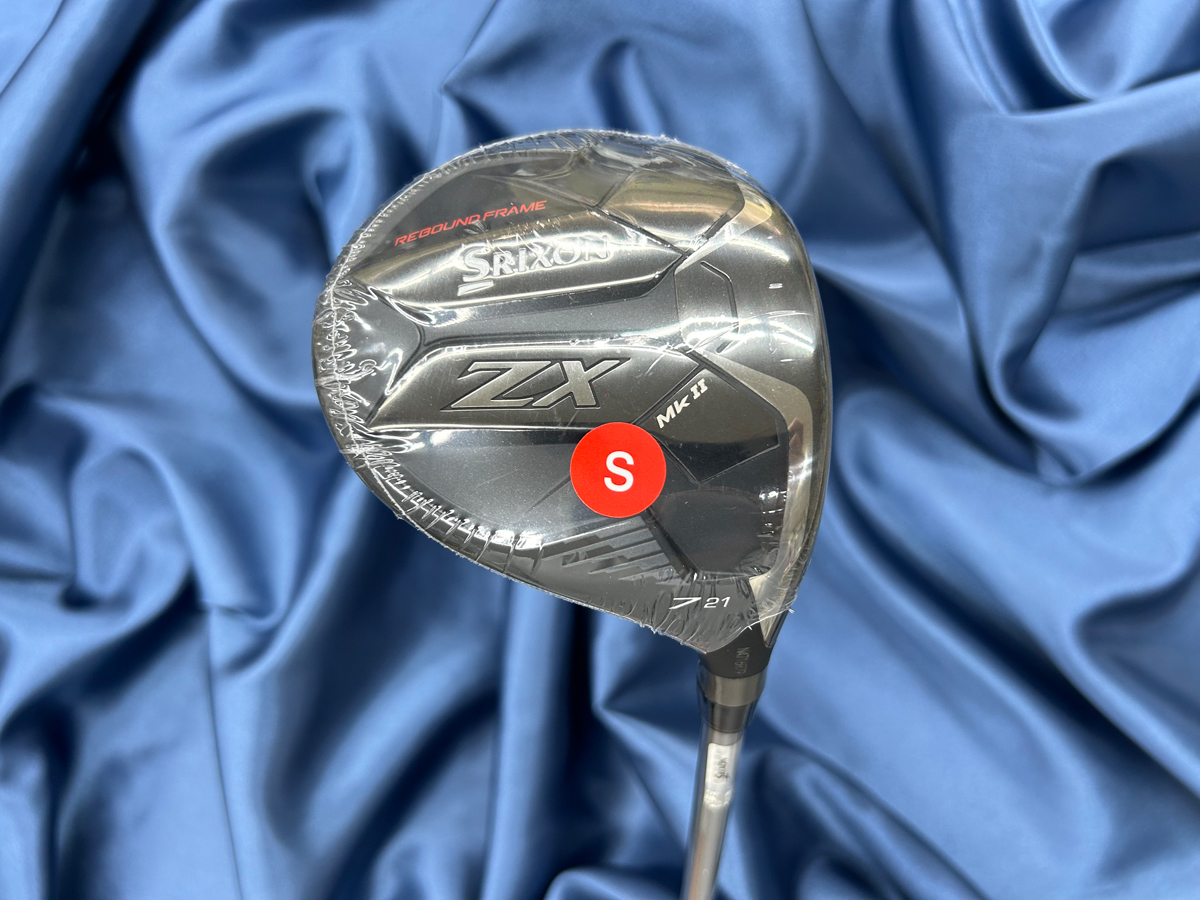 【新品】スリクソン ZX MkII 7W/21度 純正カーボン (S) #ZXマーク2FW