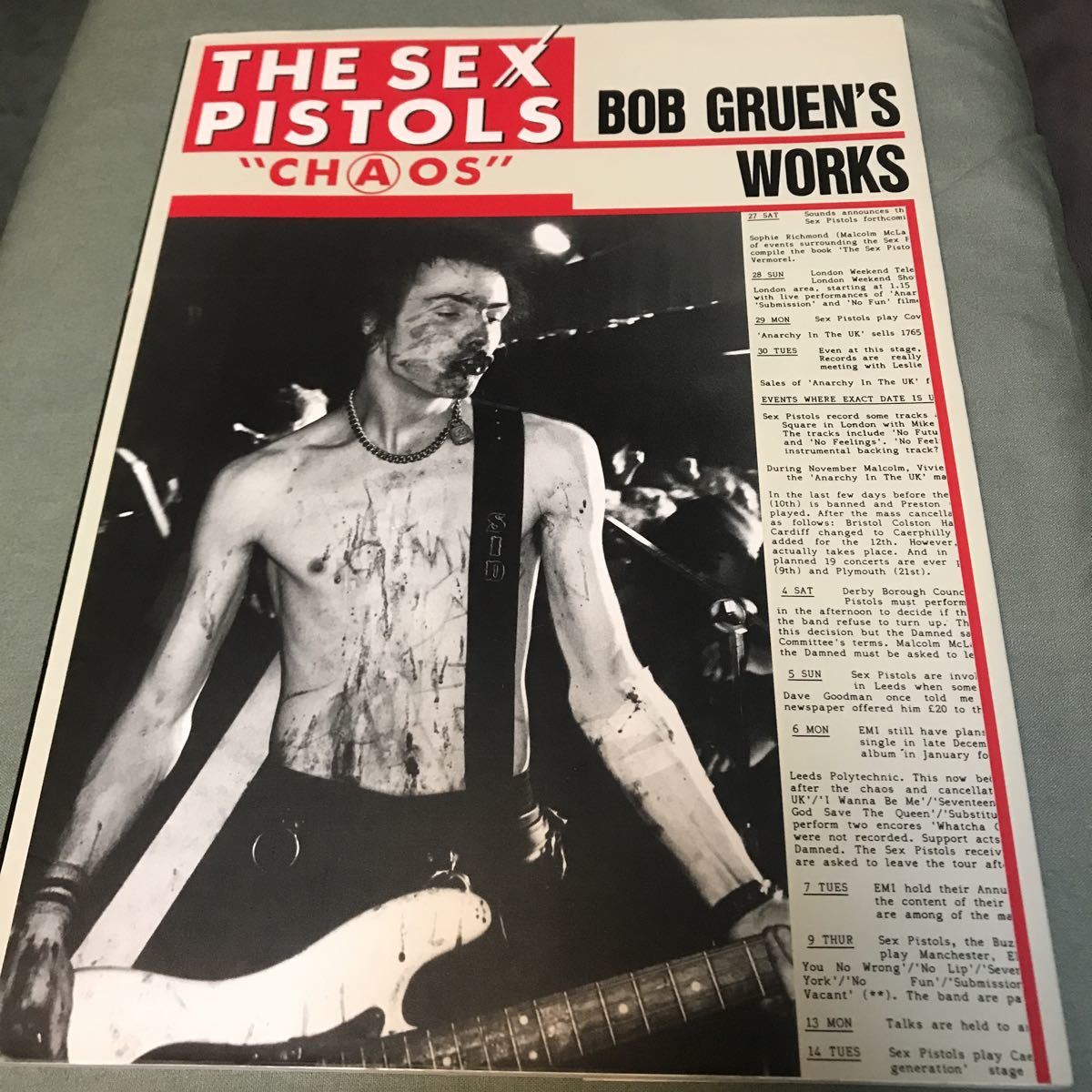 THE SEX PISTOLS CHAOS 写真集 本 貴重本 ザ セックスピストルズ シド 