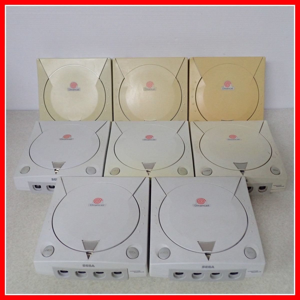 DC ドリームキャスト 本体のみ HKT-3000 まとめて8台セット Dreamcast