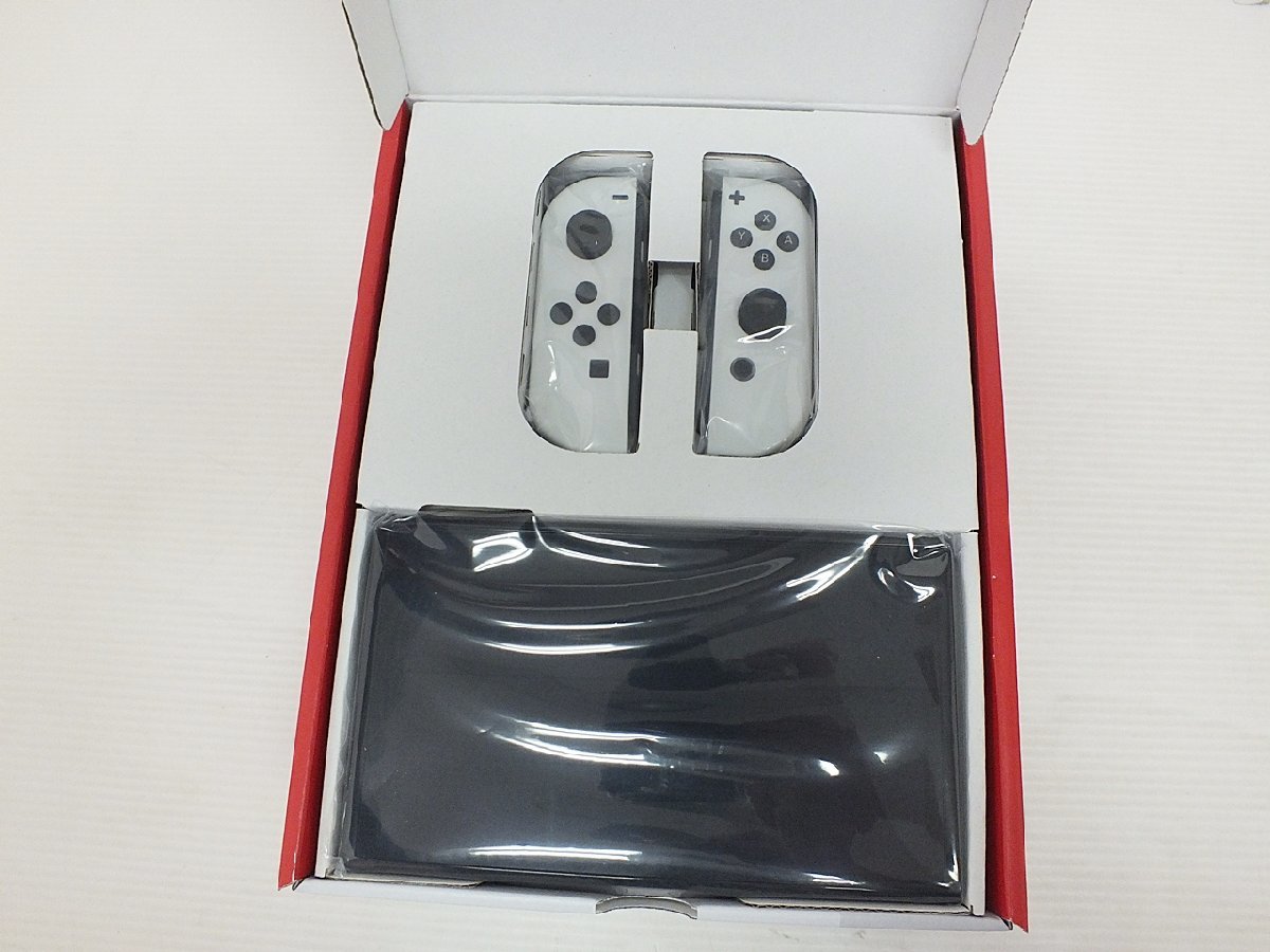 1円～ [4A-51-056-1] 未使用 Nintendo Switch ニンテンドースイッチ 有機ELモデル HEG-001 ホワイト& 中古 スーパーマリオメーカー2 セット 世界のアソビ大全51 Nintendo Switch ストア 美品☆クラブニンテンドー 2枚