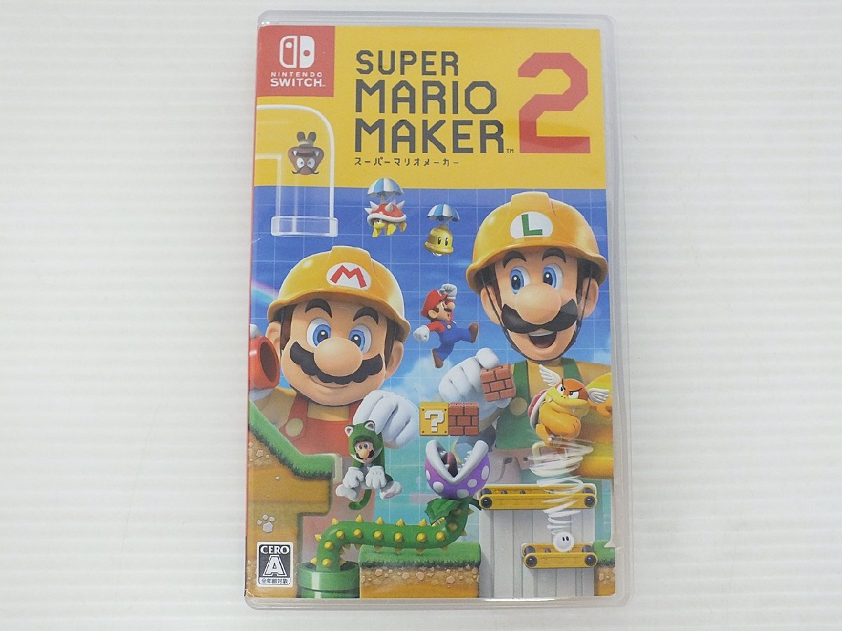 1円～ [4A-51-056-1] 未使用 Nintendo Switch ニンテンドースイッチ 有機ELモデル HEG-001 ホワイト& 中古 スーパーマリオメーカー2 セット 世界のアソビ大全51 Nintendo Switch ストア 美品☆クラブニンテンドー 2枚