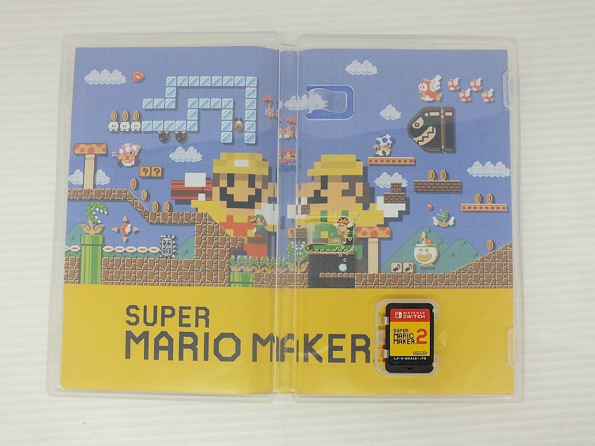 1円～ [4A-51-056-1] 未使用 Nintendo Switch ニンテンドースイッチ 有機ELモデル HEG-001 ホワイト& 中古 スーパーマリオメーカー2 セット 世界のアソビ大全51 Nintendo Switch ストア 美品☆クラブニンテンドー 2枚