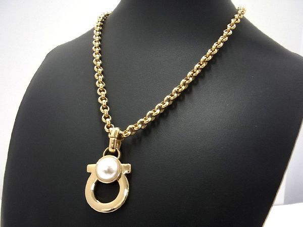 1円 □極美品□ Salvatore Ferragamo フェラガモ ガンチーニ フェイク