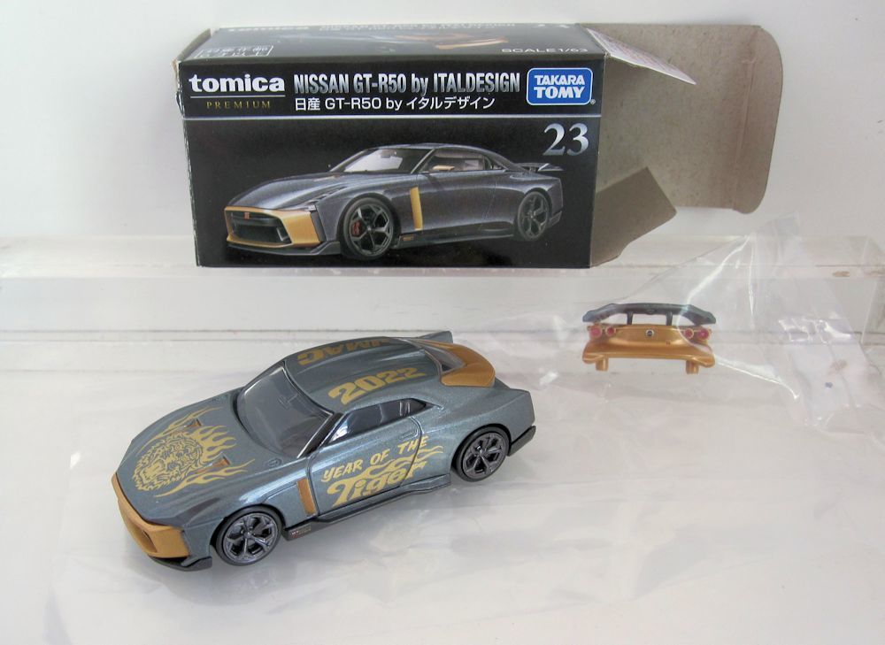 トミカプレミアム2022年JMAC特注 日産GT-R50イタルデザイン ピン付き トミカプレミアム 23 日産 GT-R50 by イタルデザイン 『2022 YEAR OF