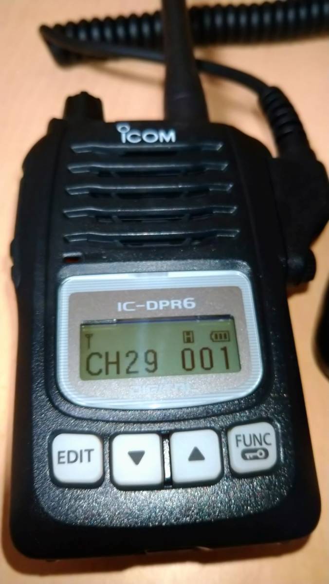 ICOM IC-DPR6 【程度いいです】 アイコム デジタル簡易無線 ⑧ IC-DPR6