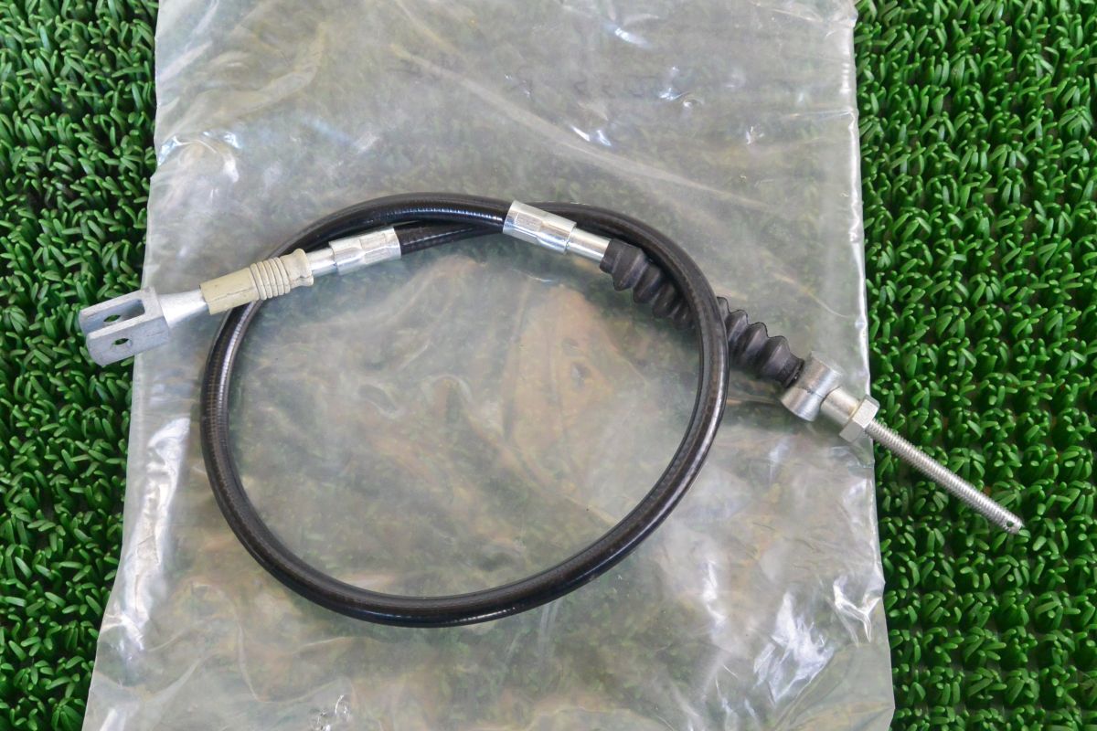 カワサキ 純正 新品 350SS 250SS リアブレーキ ワイヤー 当時物 01 (検 