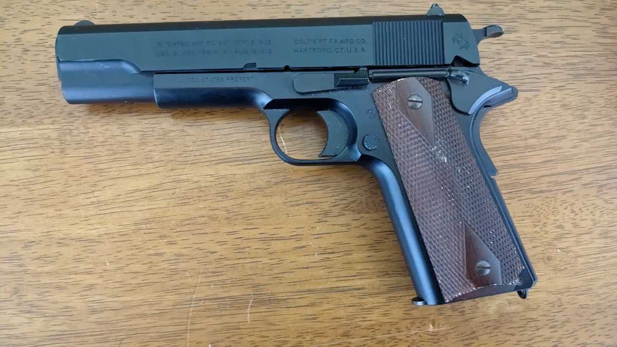  コルトガバメント MODEL OF 1911 U.S ARMY No.248516 ASGK ガスガン 品(ガスガン)｜売買されたオークション情報、yahooの商品情報をアーカイブ公開 - オークファン ガスガン