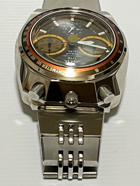 SEIKO ALBA AKA クロノグラフ ツノクロノ V657-6060 クォーツ ALBA