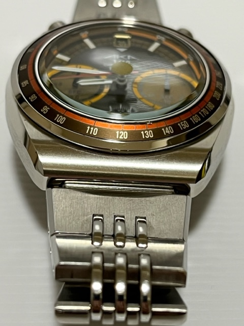 SEIKO ALBA AKA クロノグラフ ツノクロノ V657-6060 クォーツ ALBA