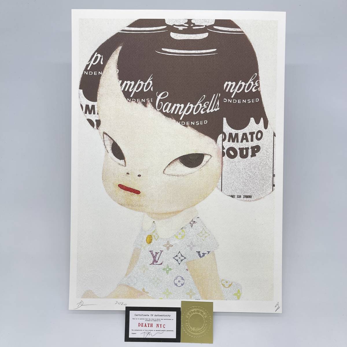 DEATH NYC 世界限定100枚 アートポスター 奈良美智 NARA YOSHITOMO 