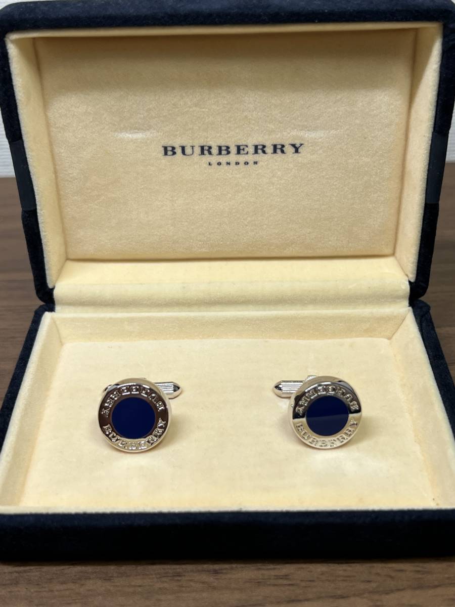 カフス バーバリー カフリンクス 3点セットバーバリー 美品バーバリー