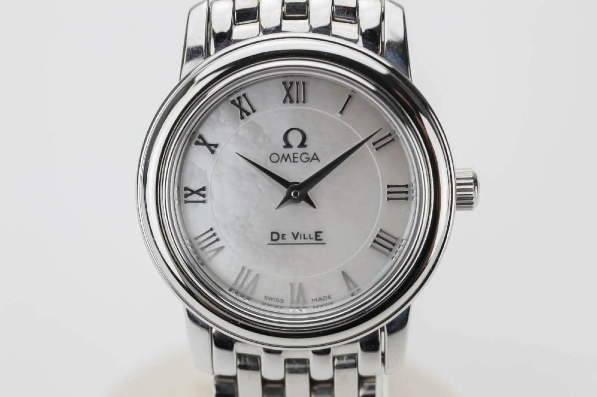 驚きの破格値，お買い得 1円スタート 電池交換済 OMEGA オメガ デヴィル プレステージ 4570.71.00 レディース クオーツ K-I1467(デビル)｜売買されたオークション情報、yahooの商品情報をアーカイブ公開 - オークファン デビル