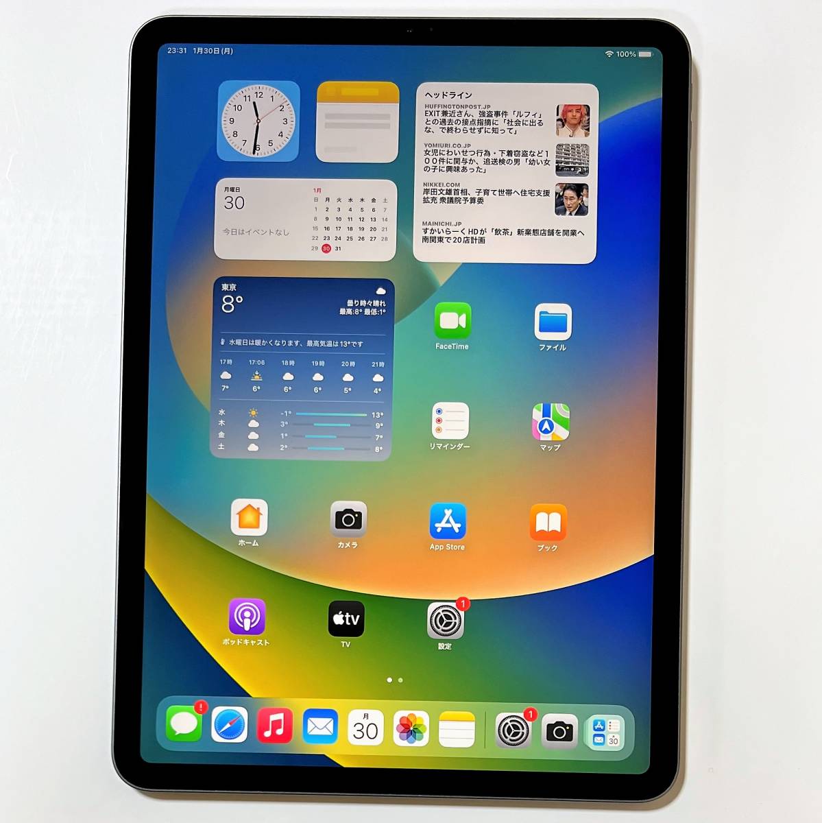 Apple iPad Pro (11インチ) (第2世代) スペースグレイ 128GB MY232J/A