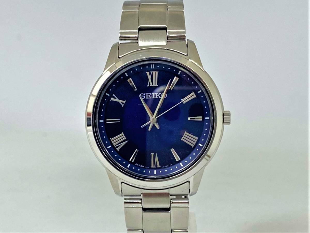 SEIKO セイコー メンズ 腕時計 ネイビー 電波ソーラー SBTM253｜Yahoo