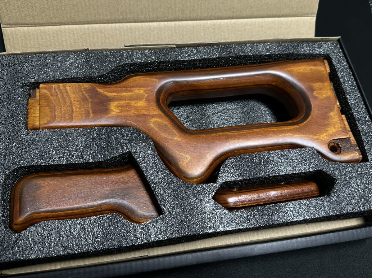 ARROW A&K PKM電動ガン用 木製ストック+グリップ+キャリングハンドル