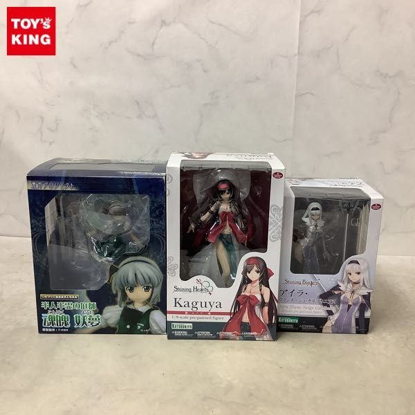 1円〜 グリフォンエンタープライズ 1/8 東方Project 半人半霊の庭師 魂魄 妖夢、コトブキヤ 1/8 シャイニング・ハーツ カグヤ他