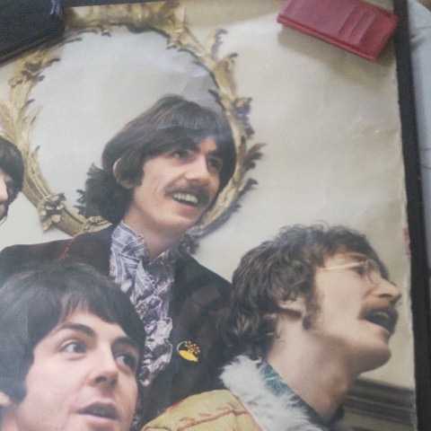希少 特大 ☆THE BEATLES ビートルズ☆ポスター 不二家 プレゼント 