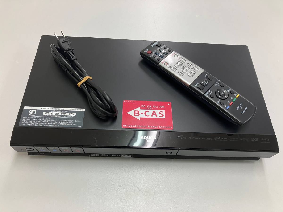 SHARP BD-H50 ブルーレイレコーダー シャープ - AQUOS 500GB 価格.com 