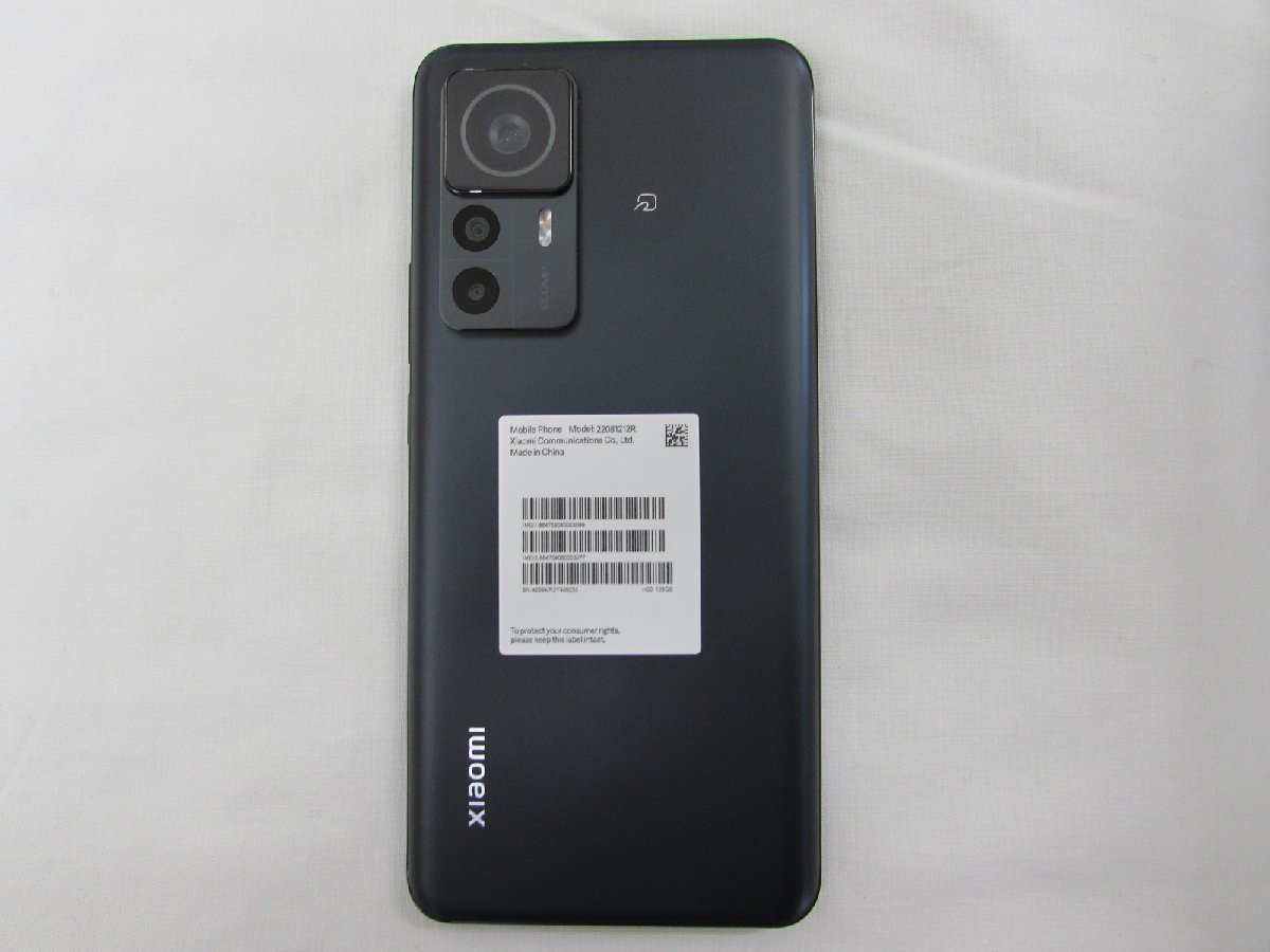 ☆ XIAOMI 12T PRO 8GB⁄128GB 国内版 黒 SIMフリー