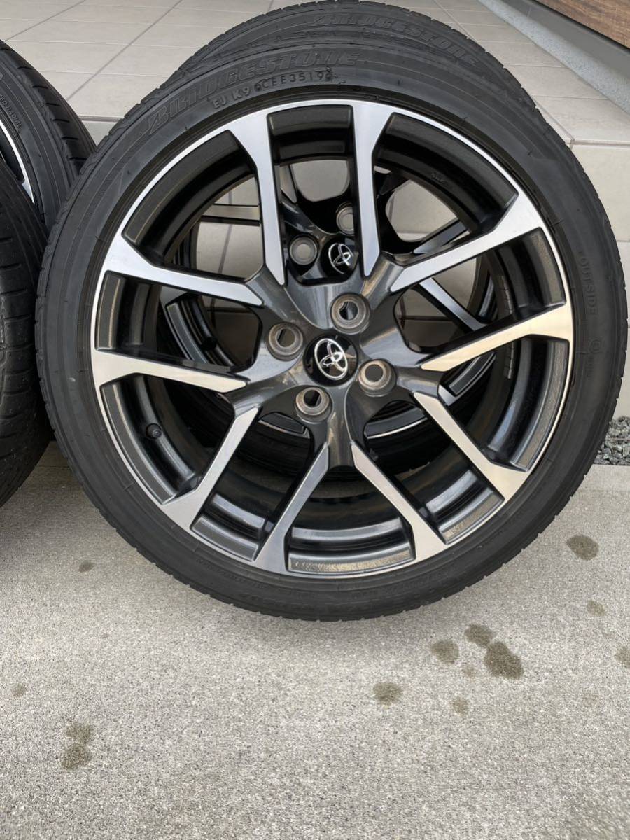 トヨタ アクア純正ホイール GRスポーツ17インチパッケージ 195/45R17 4 