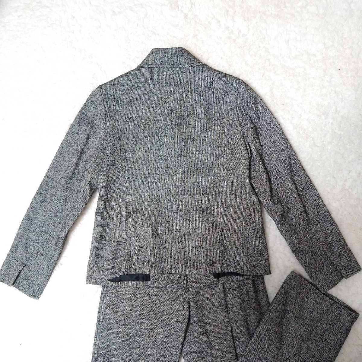 良品 BURBERRY ツイードセットアップ 大きいサイズ パンツスーツ 