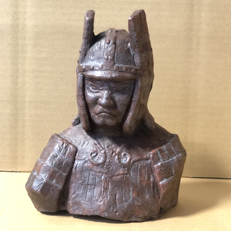 大魔神　胸像　レプリカ　石膏　1966年　高山良策　大映