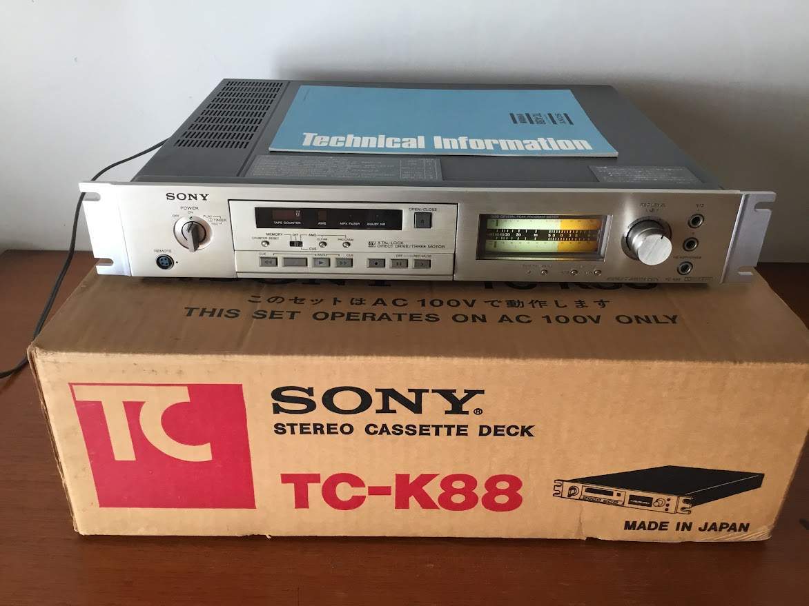 SONY ソニー TC-K88 カセットデッキ ステレオカセットデッキ ジャンク SONY ステレオ カセット デッキ TC-K88 故障品 SONY TC-K88 ソニー