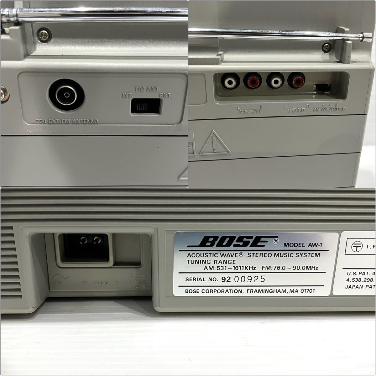 BOSE Acoustic Wave Music System AW-1 アコースティックウェーブ
