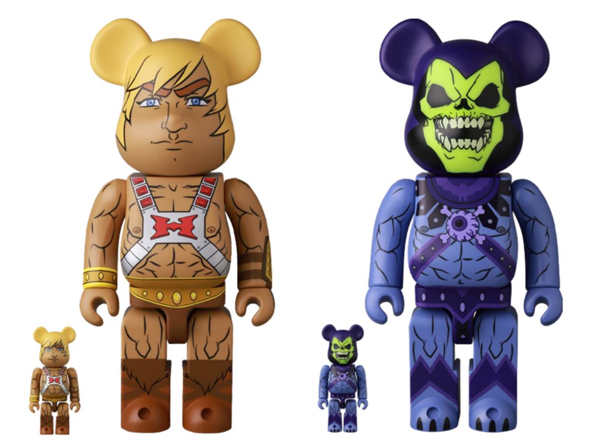 BE@BRICK Mishka Masters of The Universe REVELATION SKELETOR HE-MAN 100% 400% セット ベアブリック メディコムトイ MEDICOM TOY BE@RBRICK x MOTU