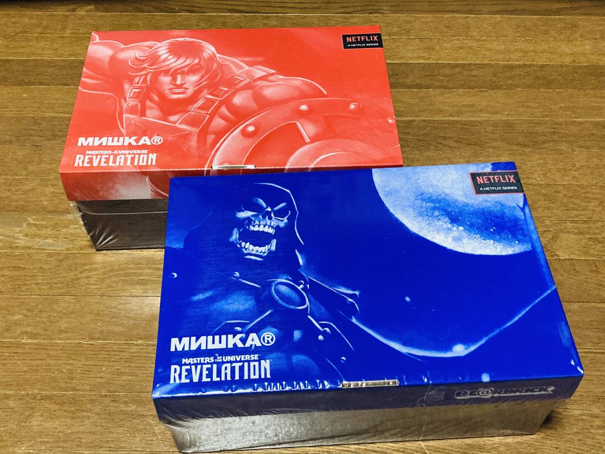 BE@BRICK Mishka Masters of The Universe REVELATION SKELETOR HE-MAN 100% 400% セット ベアブリック メディコムトイ MEDICOM TOY BE@RBRICK x MOTU