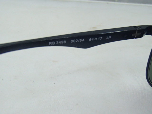 ＃51637 Ray-Ban レイバン サングラス RB 3498 002/9A 64□17 3P 中古現状品