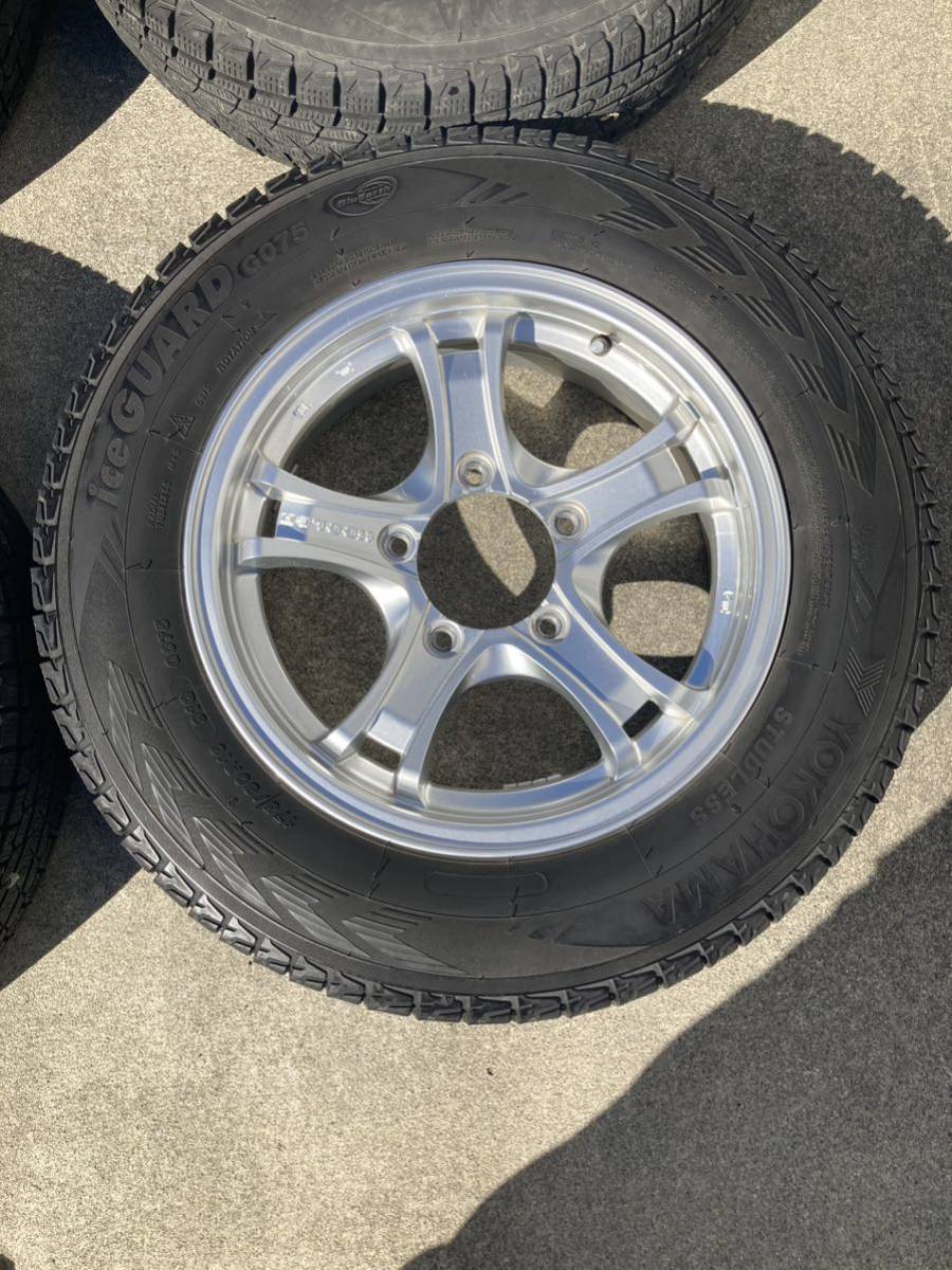 (ジムニーJB23)タイヤホイール175/80R16☆ホイールKEELERスタッドレスは溝はある方ですがオマケ程度☆YOKOHAMA ice GUARD☆4本セット☆_5