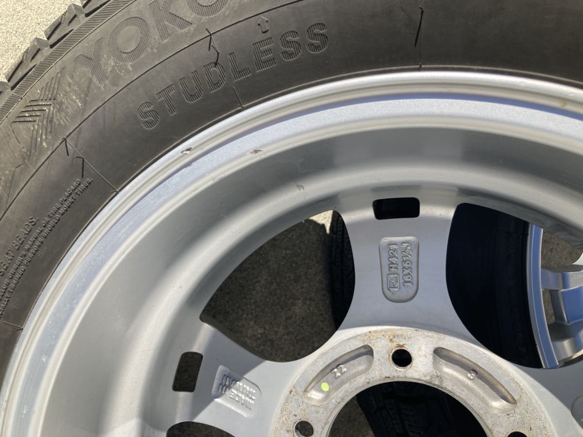 (ジムニーJB23)タイヤホイール175/80R16☆ホイールKEELERスタッドレスは溝はある方ですがオマケ程度☆YOKOHAMA ice GUARD☆4本セット☆_6
