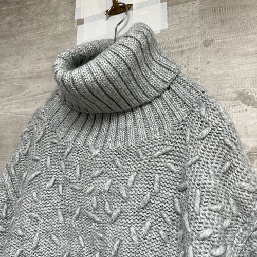 JIL SANDER ジルサンダー ハイネックアルパカ混ニット 50 【中目黒B1
